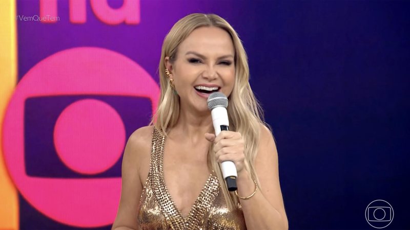 Eliana no programa 'Vem Que Tem' - Foto: Reprodução / Globo