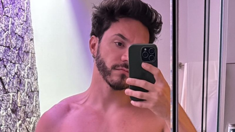 Eliezer mostra antes e depois do corpo - Foto: Reprodução/Instagram