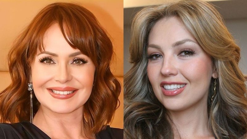 Gaby Spanic e Thalia - Foto: Reprodução / Instagram