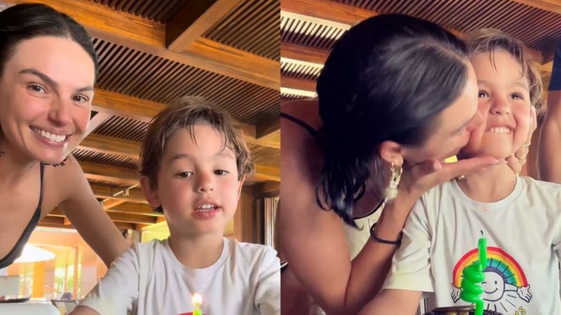 Isis Valverde e o filho Rael - Foto: Reprodução / Instagram