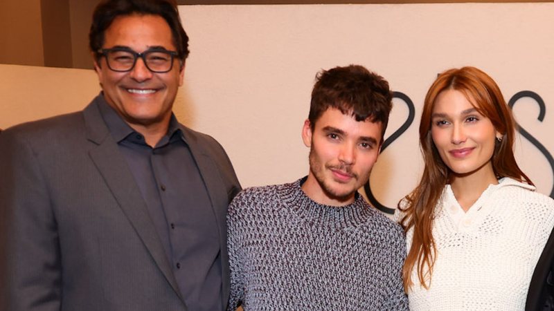 Luciano Szafir, João Lucas e Sasha Meneghel - Foto: Brazil News