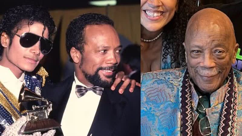 Michael Jackson e Quincy Jones - Foto: Reprodução/Getty Images e Instagram