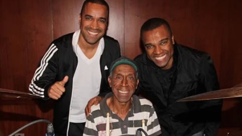 Alexandre Pires e Fernando com o pai, João - Foto: Reprodução / Instagram