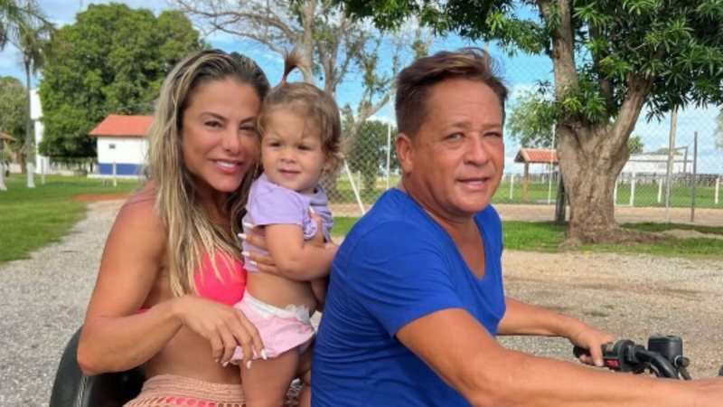 Poliana Rocha, Maria Flor e Leonardo - Foto: Reprodução / Instagram