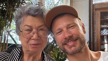 Rodrigo Hilbert com a mãe, Suzete - Foto: Reprodução/Instagram