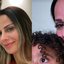 Viviane Araújo posa com o marido e o filho