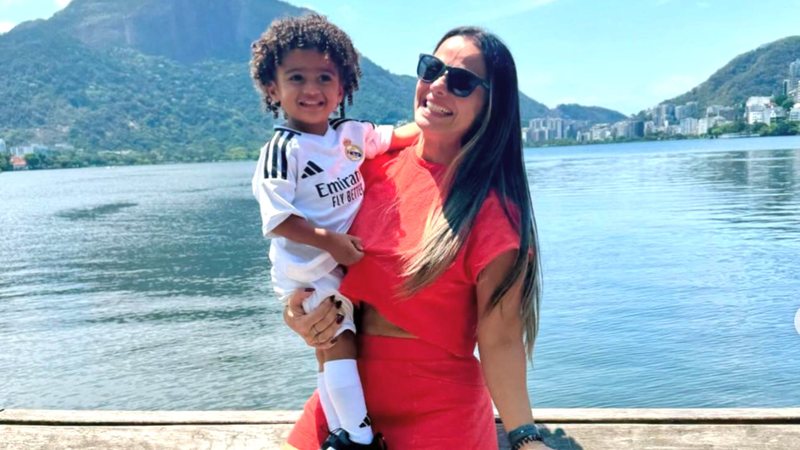 Viviane Araújo e seu filho - Foto: Reprodução/Instagram