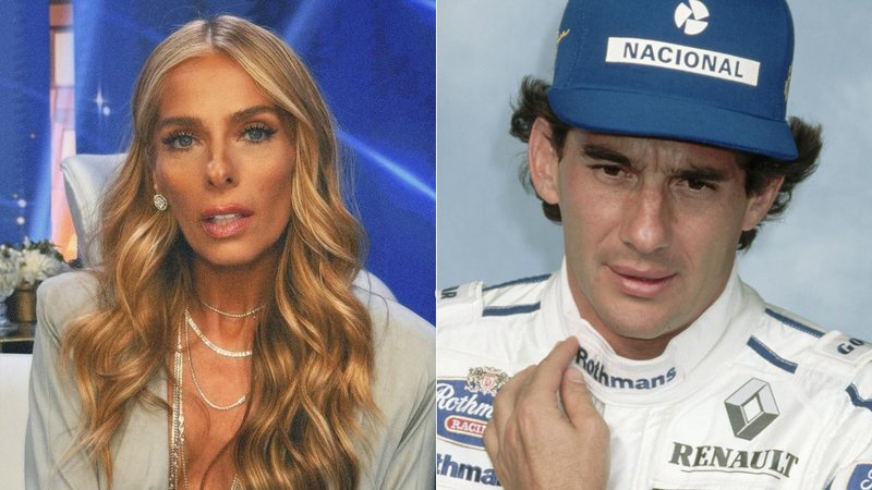 Adriane Galisteu e Ayrton Senna - Foto: Reprodução / Instagram; Getty Images