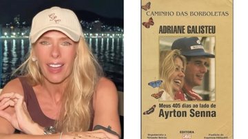 Adriane Galisteu já lançou livro com a CARAS sobre sua história com Ayrton Senna - Foto: Reprodução / Instagram