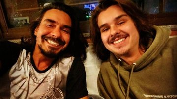 André Gonçalves e Pedro Arthur, fruto do antigo casamento do ator com Myrian Rios - Reprodução/Instagram