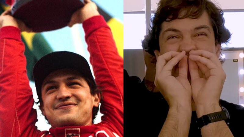 Gabriel Leone interpreta Ayrton Senna na série da Netflix - Foto: Reprodução/Instagram