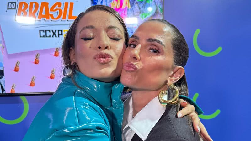 Beatriz Reis e Deborah Secco se reencontraram no CCXP 2024, em São Paulo - Arquivo Pessoal