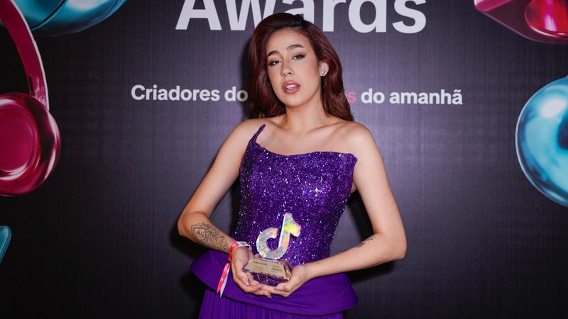 Camila Pudim foi destaque no TikTok Awards - Foto: Brazil News