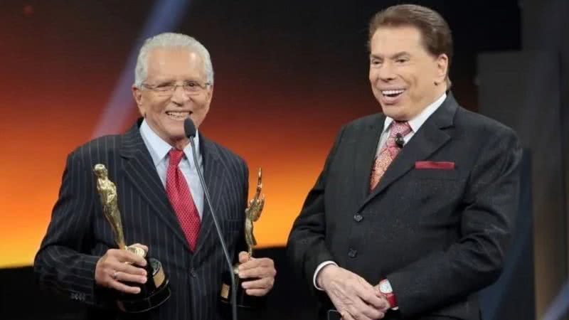 Carlos Alberto de Nóbrega e Silvio Santos - Foto: Divulgação/SBT