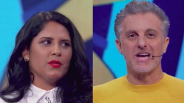 Talitha Costa e Luciano Huck no Quem Quer Ser um Milionário? - Foto: Reprodução/Globo