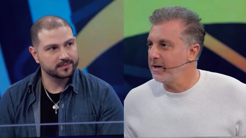 Augusto Moretti e Luciano Huck no  Quem Quer Ser um Milionário?, do Domingão com Huck - Foto: Reprodução/Globo