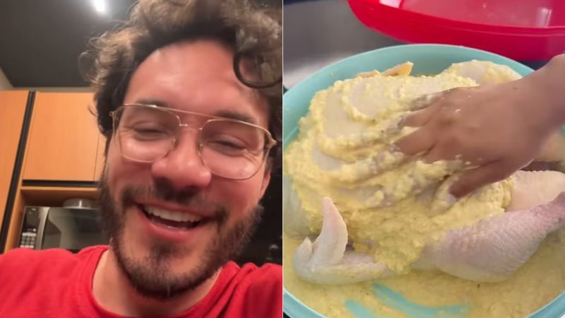 Eliezer e Lorena Maria compartilham dicas de receita para preparar a ceia de Natal nesta terça-feira, 24 - Foto: Reprodução/Instagram