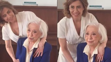 Fernanda Torres deseja feliz Natal com vídeo ao lado da mãe, Fernanda Montenegro - Foto: Reprodução/Instagram