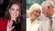 Kate Middleton, a Rainha Camilla e o Rei Charles - Foto: Chris Jackson/Getty Images