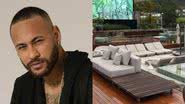 Mansão de Neymar em Mangaratiba tem área externa luxuosa - Reprodução/Instagram