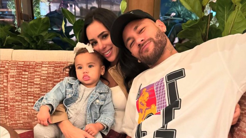 Mavie, Bruna Biancardi e Neymar Jr. - Foto: Reprodução / Instagram