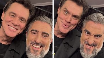 Marcos Mion e Jim Carrey - Foto: Reprodução / Instagram