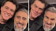 Marcos Mion e Jim Carrey - Foto: Reprodução / Instagram