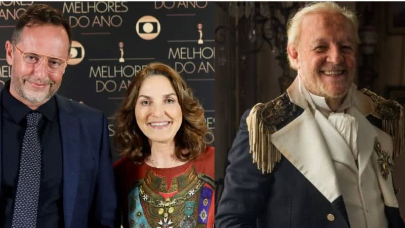 Alessandro Marson, Thereza Falcão e Ney Latorraca - Foto: Divulgação/Globo/Raquel Cunha