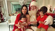 Sthefany Brito diverte com fotos de Natal com os filhos - Reprodução/Instagram