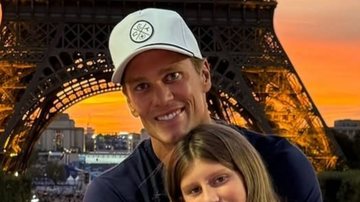 Tom Brady e a filha, Vivian Lake - Foto: Reprodução / Instagram