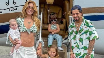 Virginia e Zé Felipe encantam com looks combinando com os filhos - Reprodução/Instagram