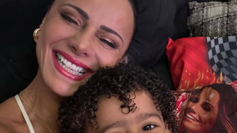 Viviane Araujo e o filho, Joaquim - Foto: Reprodução / Instagram