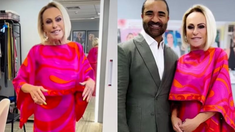 Ana Maria Braga exibe look com o namorado, Fabio Arruda - Foto: Reprodução/Instagram