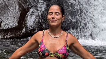 Camilla Camargo na cachoeira - Foto: Reprodução/Instagram