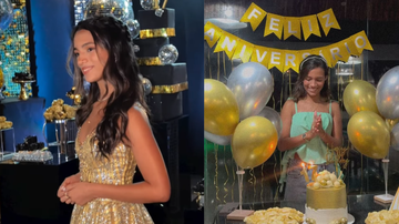 Rayssa Leal em suas duas festas de aniversário - Reprodução/Instagram