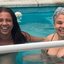 Claudia Rodrigues curte dia de piscina com a amiga e a namorada nesta quinta-feira, 9