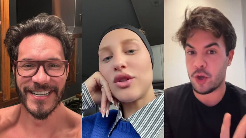 Eliezer, Malu Borges e Álvaro - Foto: Reprodução / Instagram / TikTok