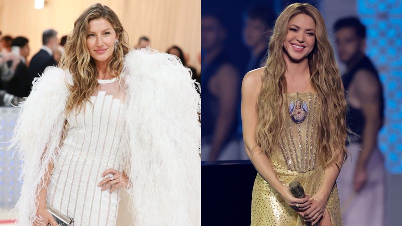 Gisele Bündchen e Shakira - Foto: Getty Images