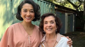 Em Volta por Cima, Jacqueline Sato é Yuki e Betty Faria, Belisa - Foto: Arquivo Pessoal