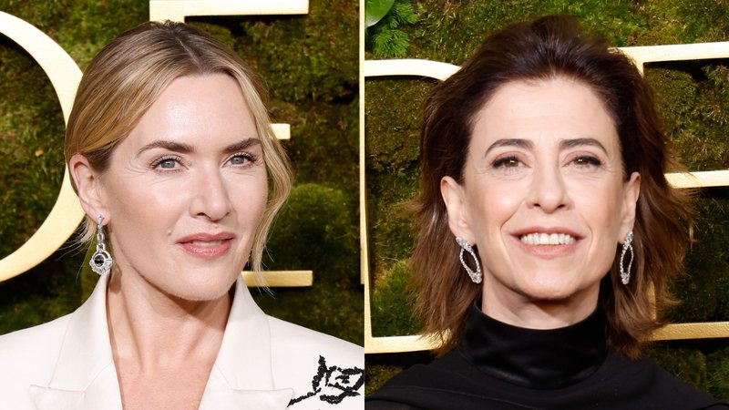 Kate Winslet e Fernanda Torres - Fotos: Getty Images