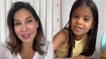 Maíra Cardi e a filha, Sophia Cardi - Foto: Reprodução / Instagram