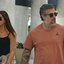 Marcos Mion e a filha Donatella no aeroporto Santos Dumont no Rio de Janeiro