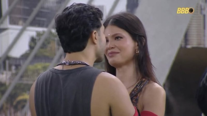 Mateus e Vitória Strada no BBB 25 - Foto: Reprodução / Globo