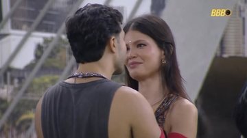 Mateus e Vitória Strada no BBB 25 - Foto: Reprodução / Globo