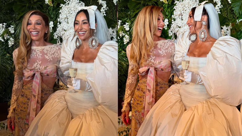 Após críticas, Maya Massafera defende vestido de casamento da apresentadora Sabrina Sato - Foto: Reprodução/Instagram