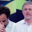 João Claudio e Luciano Huck no Quem Quer Ser um Milionário?