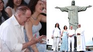 Renato Aragão é homenageado no Cristo Redentor - Foto: Roberto Filho / Brazil News