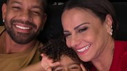 Viviane Araújo com Guilherme Militão e o filho - Foto: Reprodução / Instagram