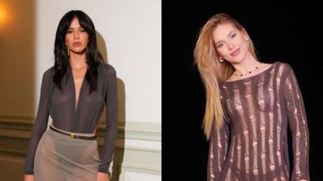 A atriz Bruna Marquezine e a influencer Virginia Fonseca - Fotos: Reprodução/Instagram