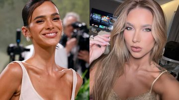 A atriz Bruna Marquezine e a influencer Virginia Fonseca - Fotos: Reprodução/Instagram